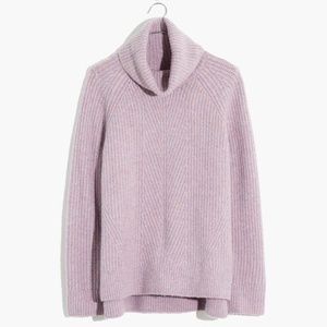 NWT Madewell by J.Crew Mercer Turtleneck Sweater in Coziest Yarn S AF521 BE